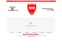 Tablet Screenshot of bharat.beco.in