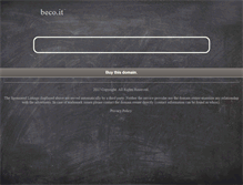 Tablet Screenshot of beco.it